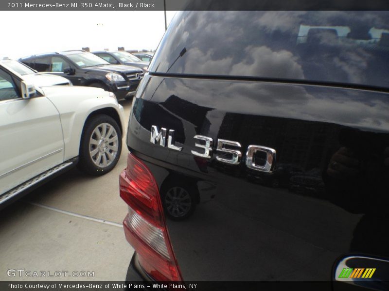 Black / Black 2011 Mercedes-Benz ML 350 4Matic