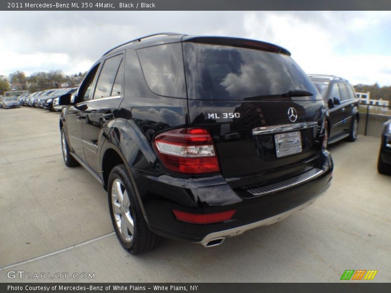Black / Black 2011 Mercedes-Benz ML 350 4Matic