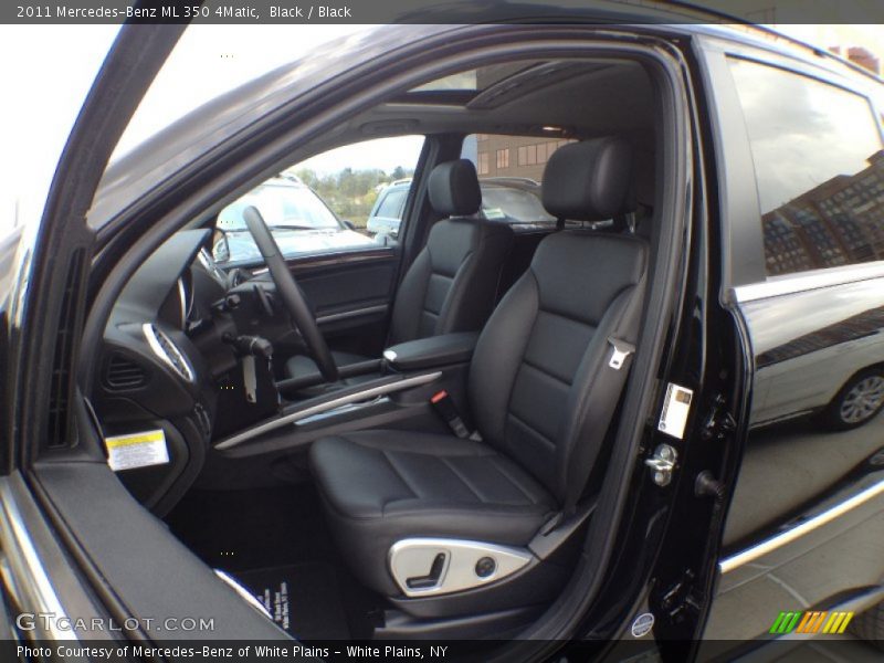 Black / Black 2011 Mercedes-Benz ML 350 4Matic