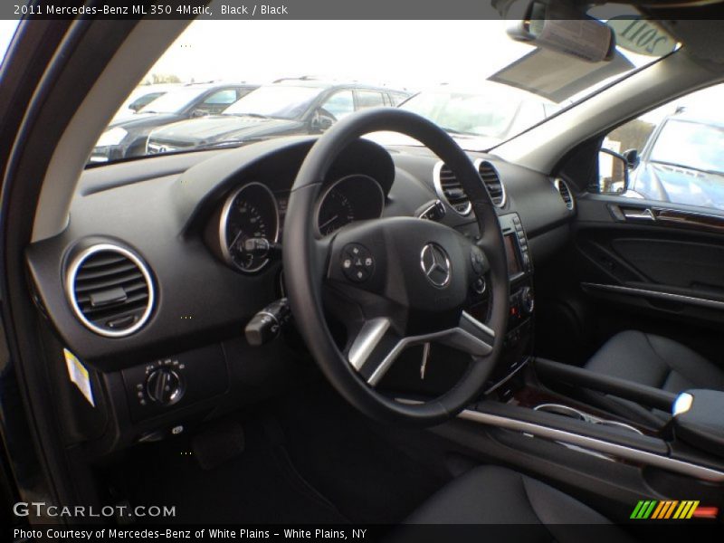 Black / Black 2011 Mercedes-Benz ML 350 4Matic
