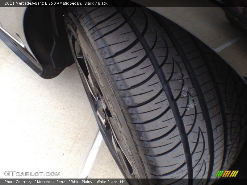 Black / Black 2011 Mercedes-Benz E 350 4Matic Sedan