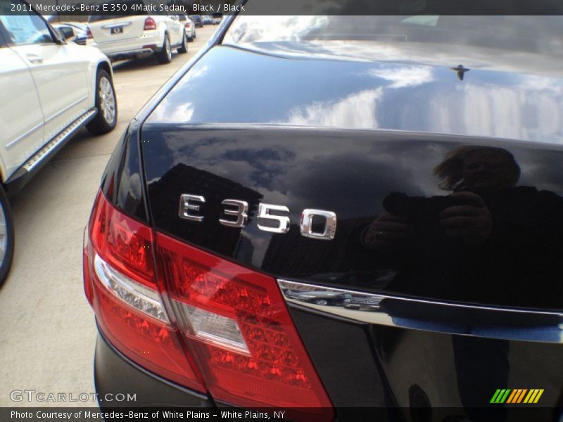 Black / Black 2011 Mercedes-Benz E 350 4Matic Sedan