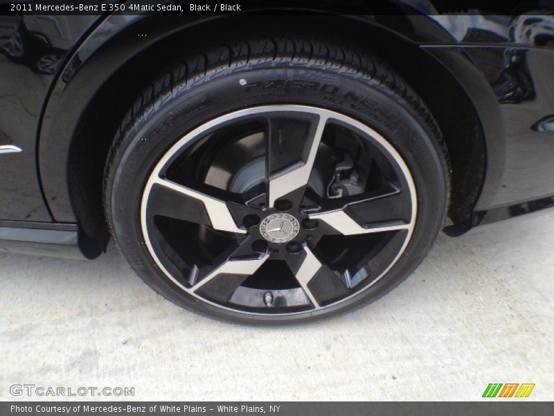 Black / Black 2011 Mercedes-Benz E 350 4Matic Sedan