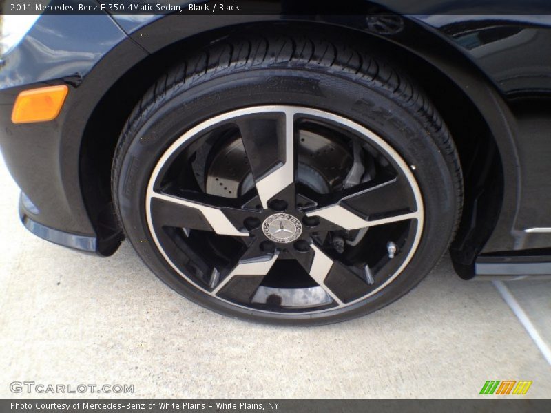 Black / Black 2011 Mercedes-Benz E 350 4Matic Sedan