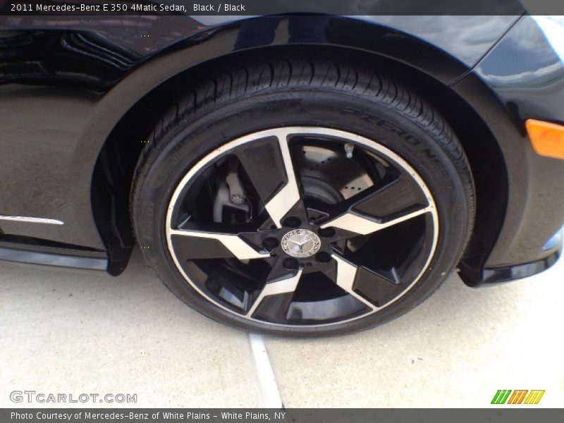 Black / Black 2011 Mercedes-Benz E 350 4Matic Sedan