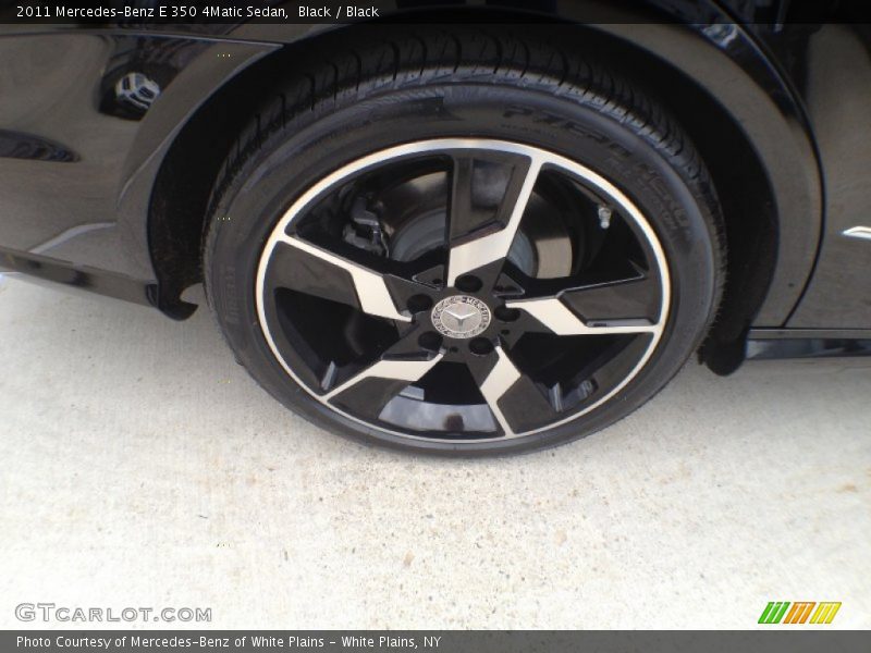 Black / Black 2011 Mercedes-Benz E 350 4Matic Sedan