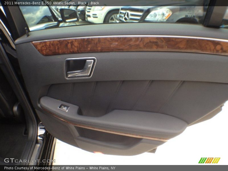 Black / Black 2011 Mercedes-Benz E 350 4Matic Sedan