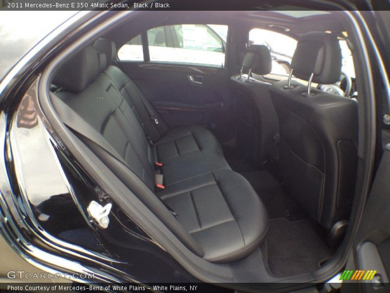 Black / Black 2011 Mercedes-Benz E 350 4Matic Sedan