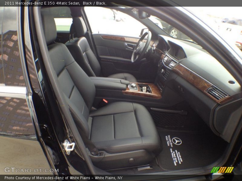 Black / Black 2011 Mercedes-Benz E 350 4Matic Sedan