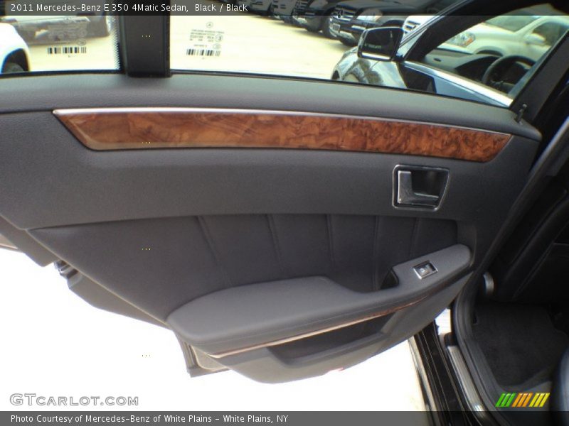 Black / Black 2011 Mercedes-Benz E 350 4Matic Sedan