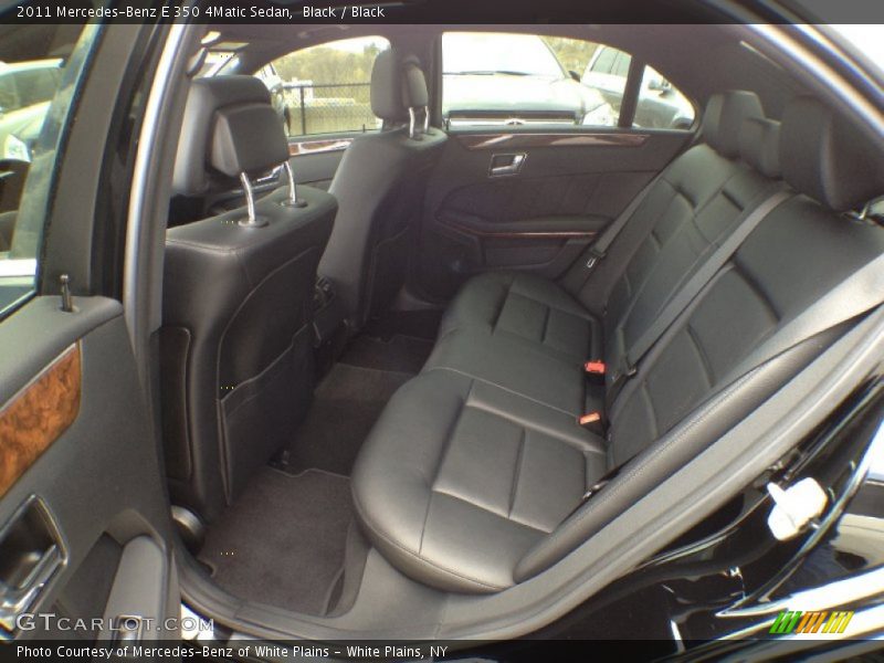 Black / Black 2011 Mercedes-Benz E 350 4Matic Sedan