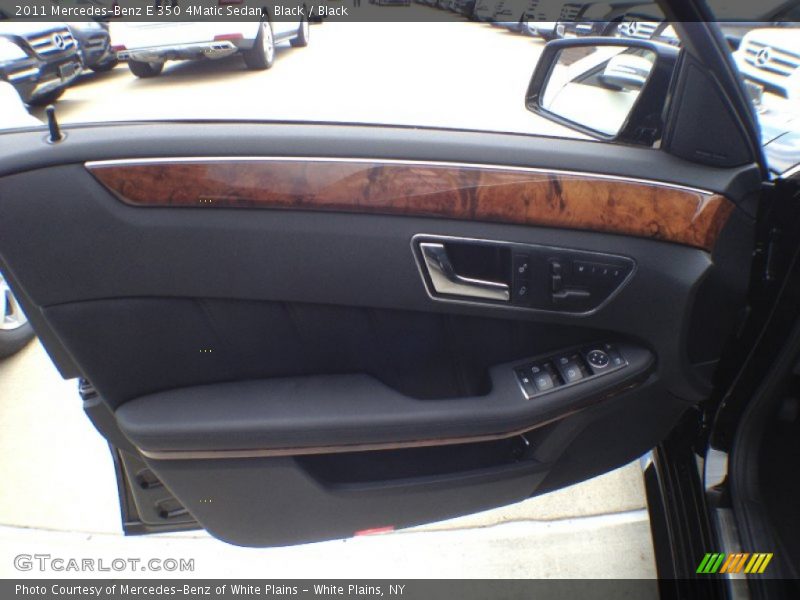 Black / Black 2011 Mercedes-Benz E 350 4Matic Sedan