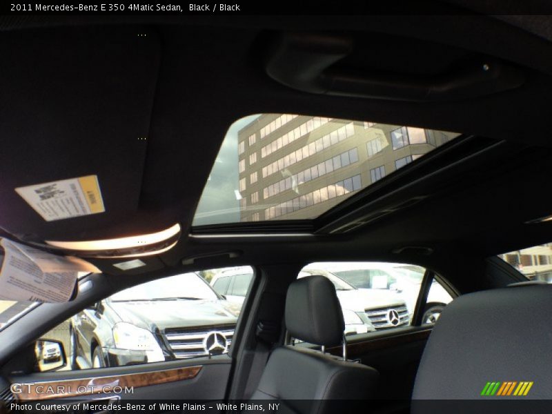 Black / Black 2011 Mercedes-Benz E 350 4Matic Sedan