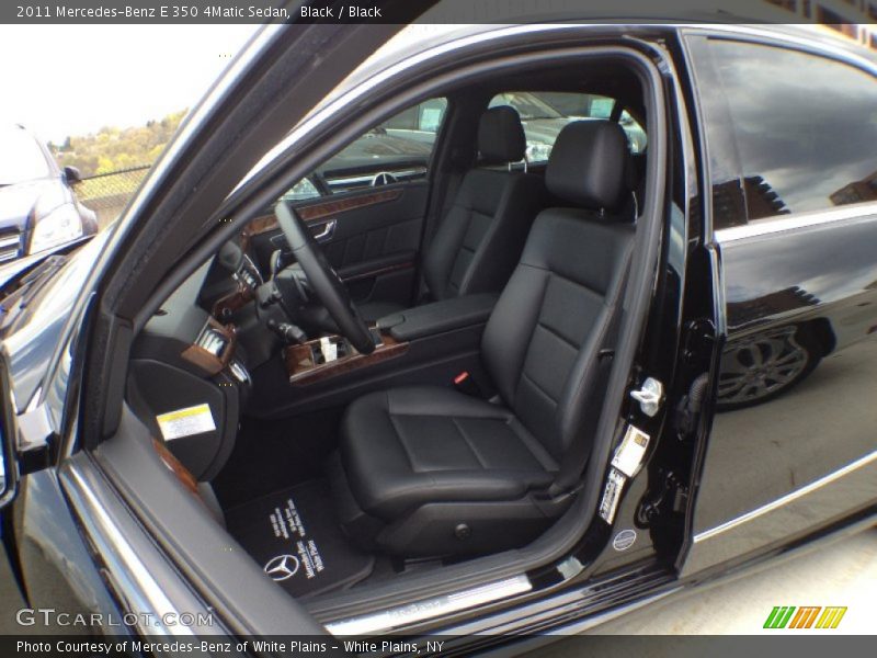 Black / Black 2011 Mercedes-Benz E 350 4Matic Sedan