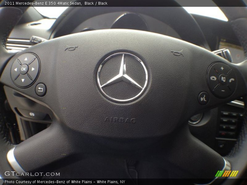 Black / Black 2011 Mercedes-Benz E 350 4Matic Sedan