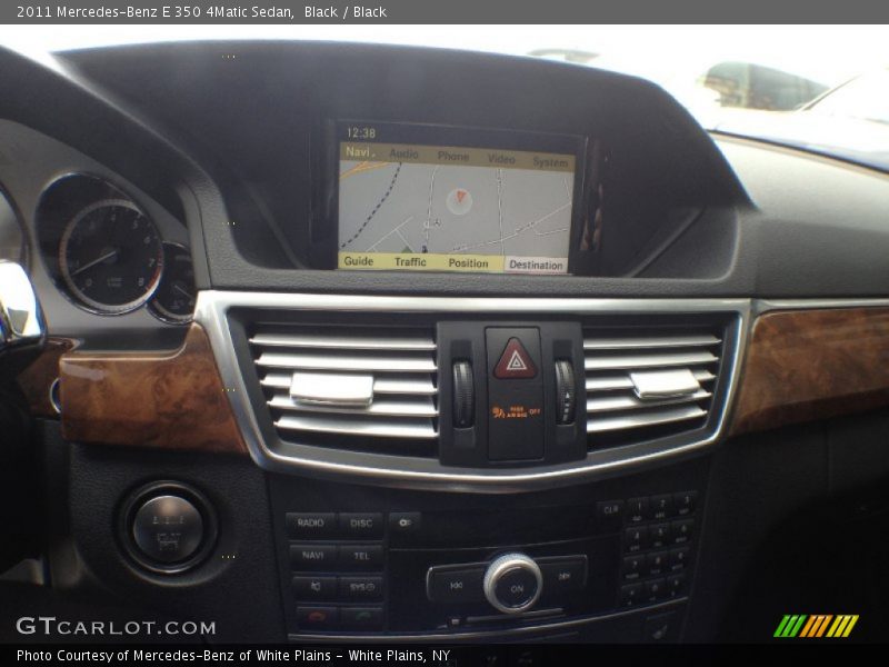 Black / Black 2011 Mercedes-Benz E 350 4Matic Sedan