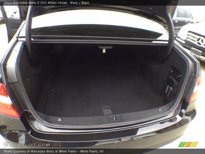 Black / Black 2011 Mercedes-Benz E 350 4Matic Sedan