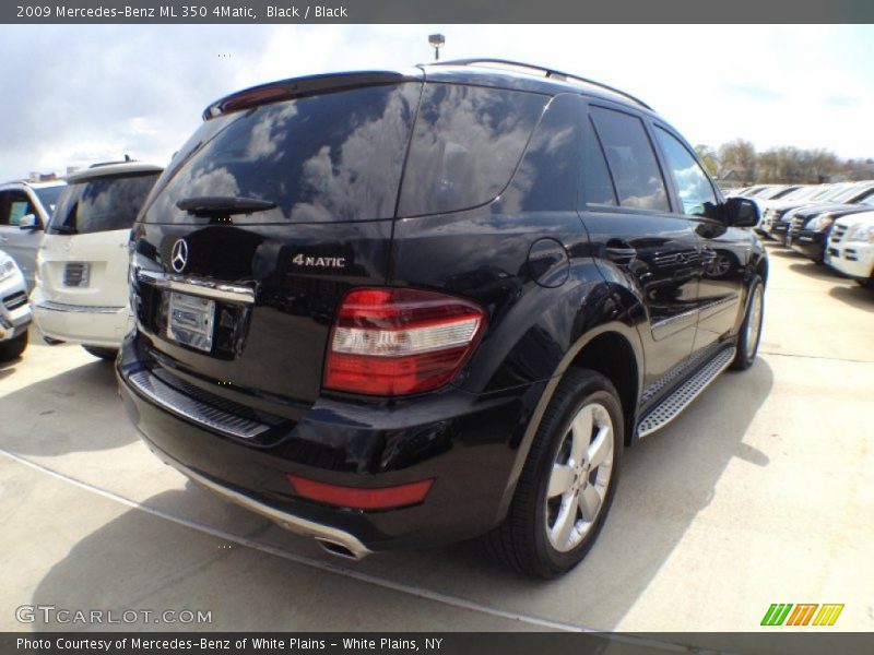 Black / Black 2009 Mercedes-Benz ML 350 4Matic