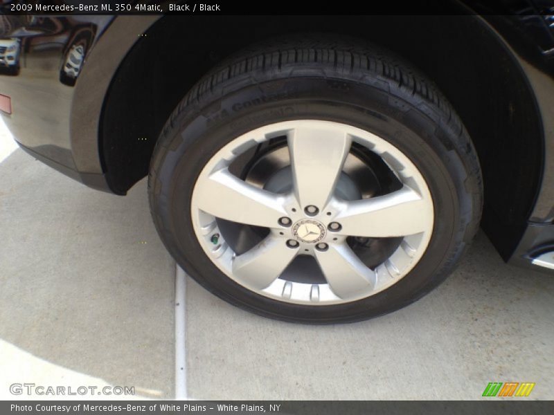 Black / Black 2009 Mercedes-Benz ML 350 4Matic
