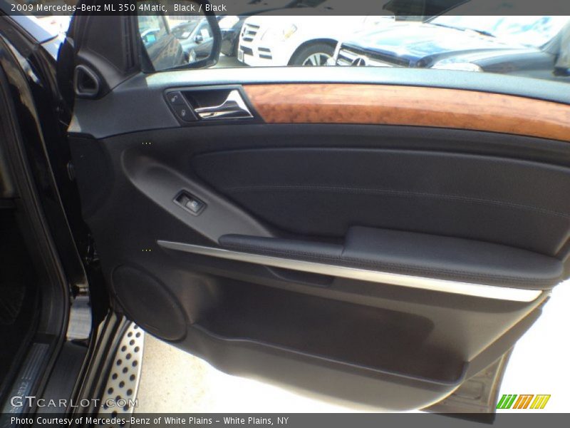 Black / Black 2009 Mercedes-Benz ML 350 4Matic