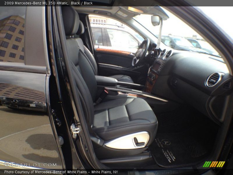 Black / Black 2009 Mercedes-Benz ML 350 4Matic