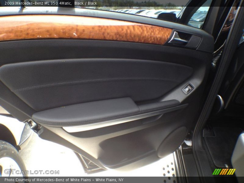 Black / Black 2009 Mercedes-Benz ML 350 4Matic