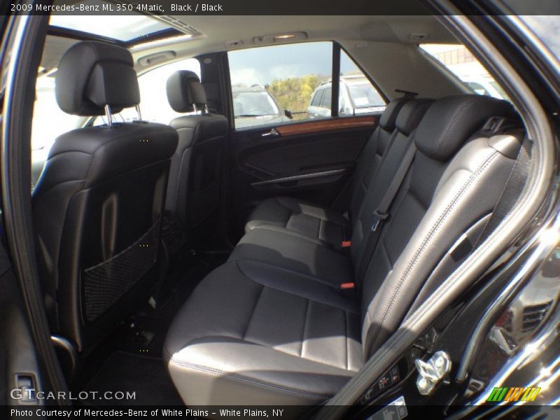 Black / Black 2009 Mercedes-Benz ML 350 4Matic