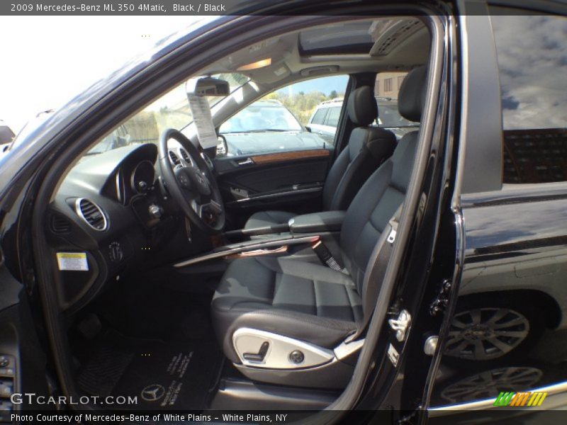 Black / Black 2009 Mercedes-Benz ML 350 4Matic