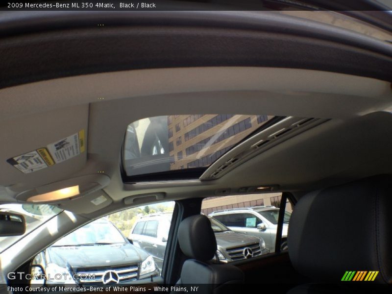 Black / Black 2009 Mercedes-Benz ML 350 4Matic