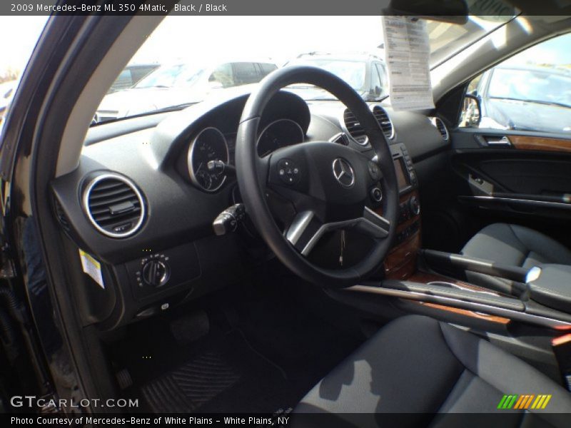 Black / Black 2009 Mercedes-Benz ML 350 4Matic