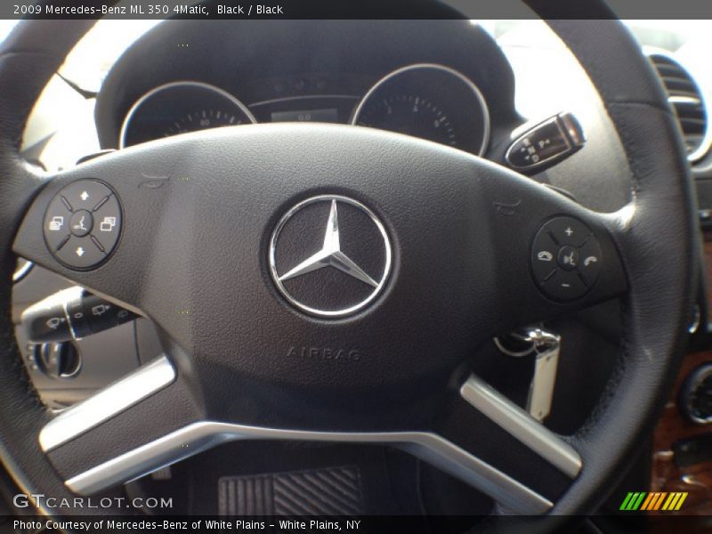 Black / Black 2009 Mercedes-Benz ML 350 4Matic