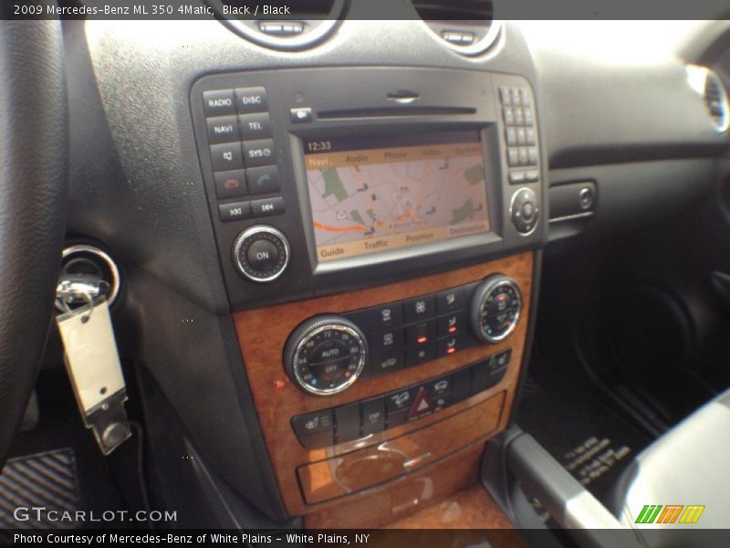 Black / Black 2009 Mercedes-Benz ML 350 4Matic