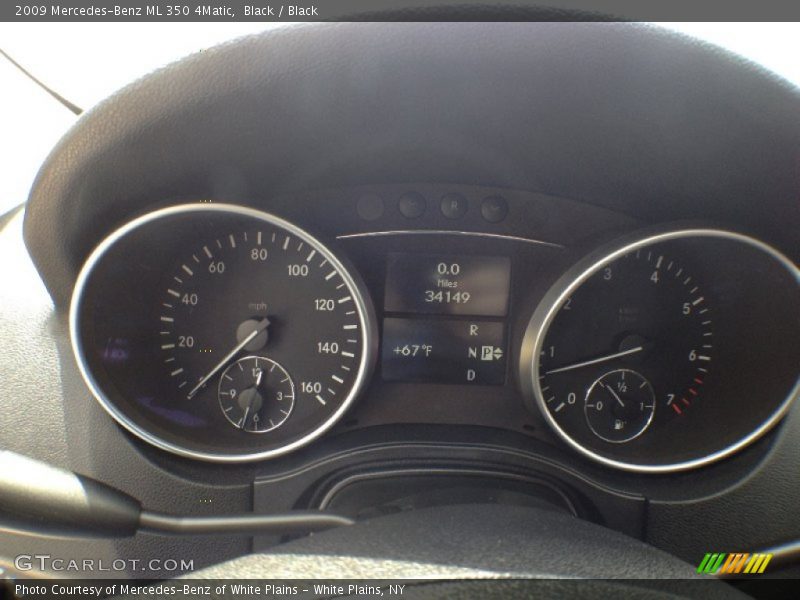 Black / Black 2009 Mercedes-Benz ML 350 4Matic