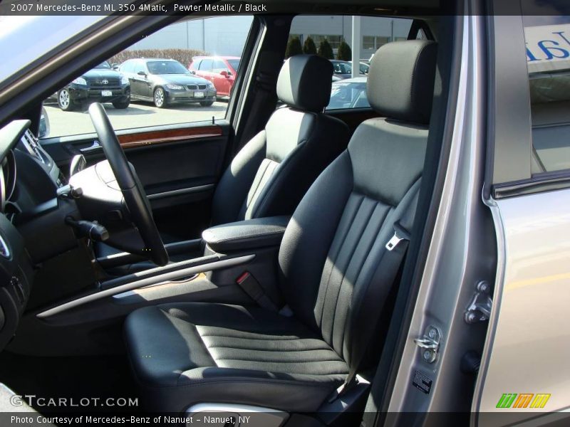 Pewter Metallic / Black 2007 Mercedes-Benz ML 350 4Matic