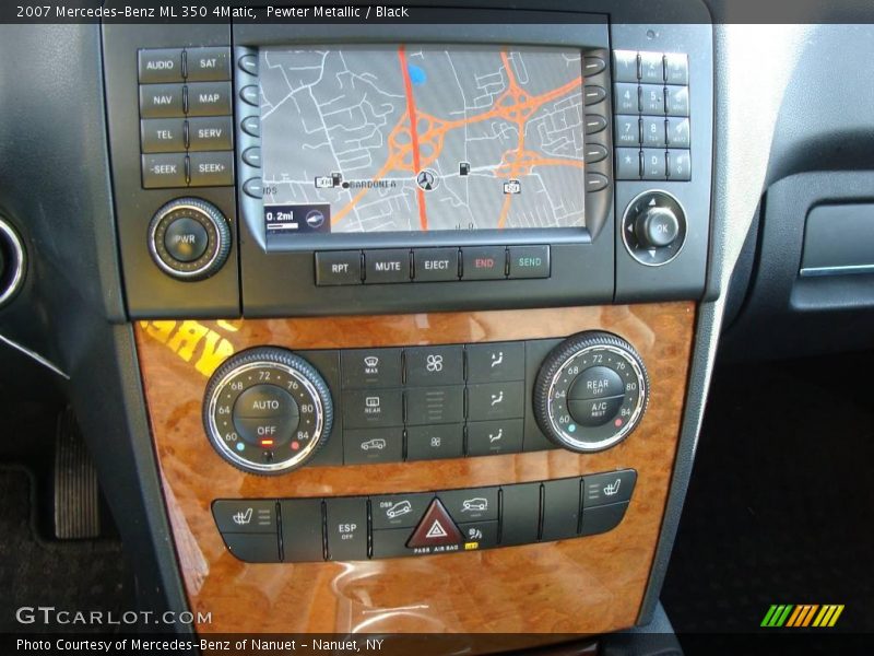 Pewter Metallic / Black 2007 Mercedes-Benz ML 350 4Matic