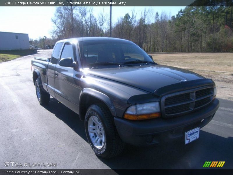Graphite Metallic / Dark Slate Gray 2003 Dodge Dakota SXT Club Cab