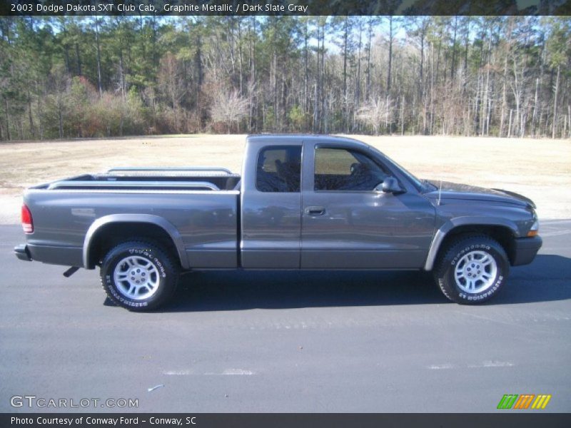 Graphite Metallic / Dark Slate Gray 2003 Dodge Dakota SXT Club Cab