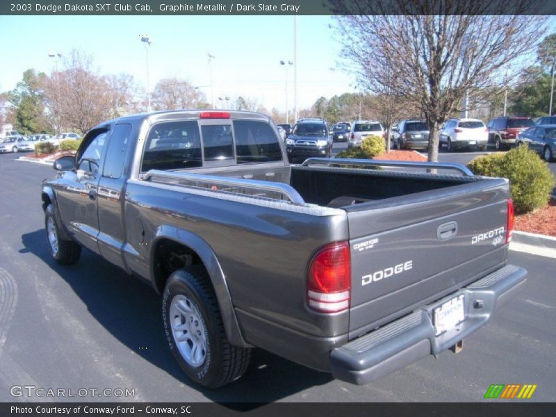 Graphite Metallic / Dark Slate Gray 2003 Dodge Dakota SXT Club Cab