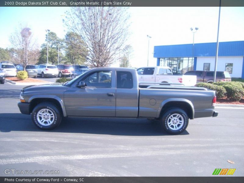 Graphite Metallic / Dark Slate Gray 2003 Dodge Dakota SXT Club Cab