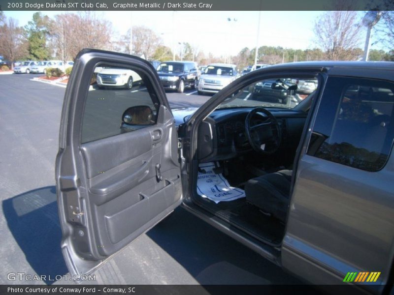 Graphite Metallic / Dark Slate Gray 2003 Dodge Dakota SXT Club Cab
