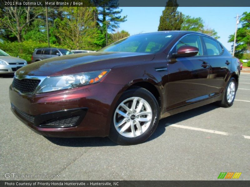 Metal Bronze / Beige 2011 Kia Optima LX