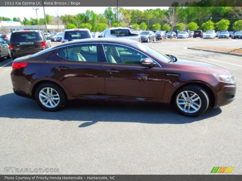 Metal Bronze / Beige 2011 Kia Optima LX