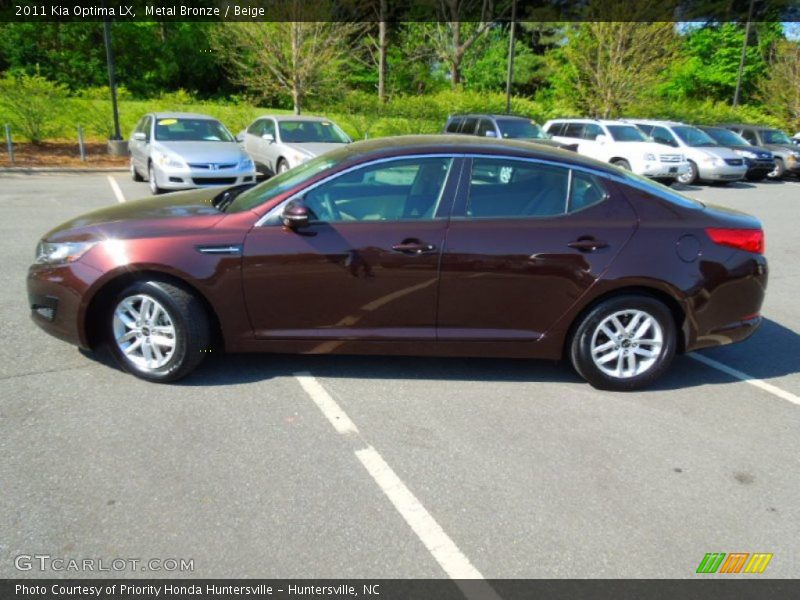 Metal Bronze / Beige 2011 Kia Optima LX