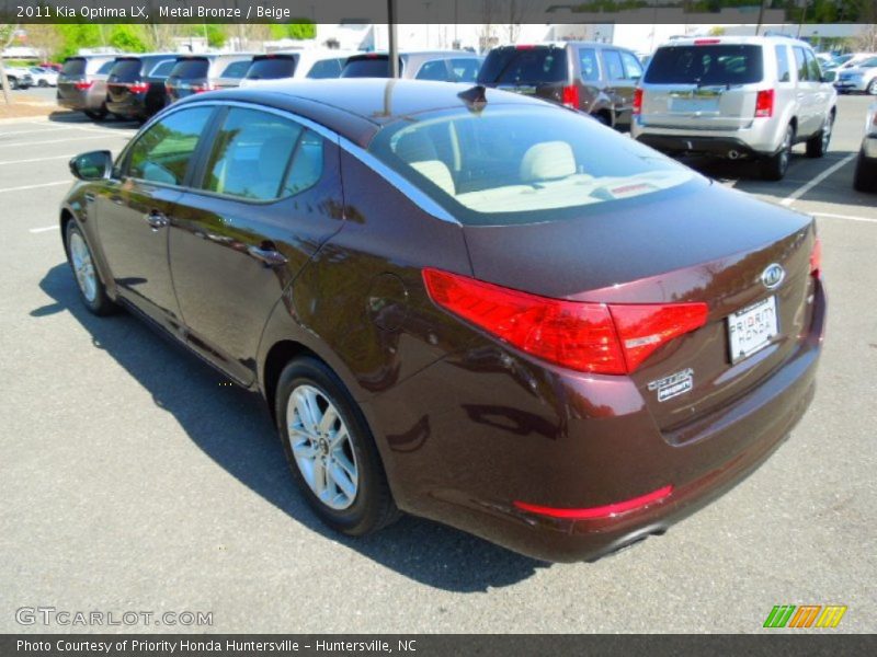 Metal Bronze / Beige 2011 Kia Optima LX