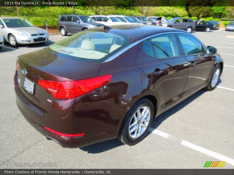 Metal Bronze / Beige 2011 Kia Optima LX