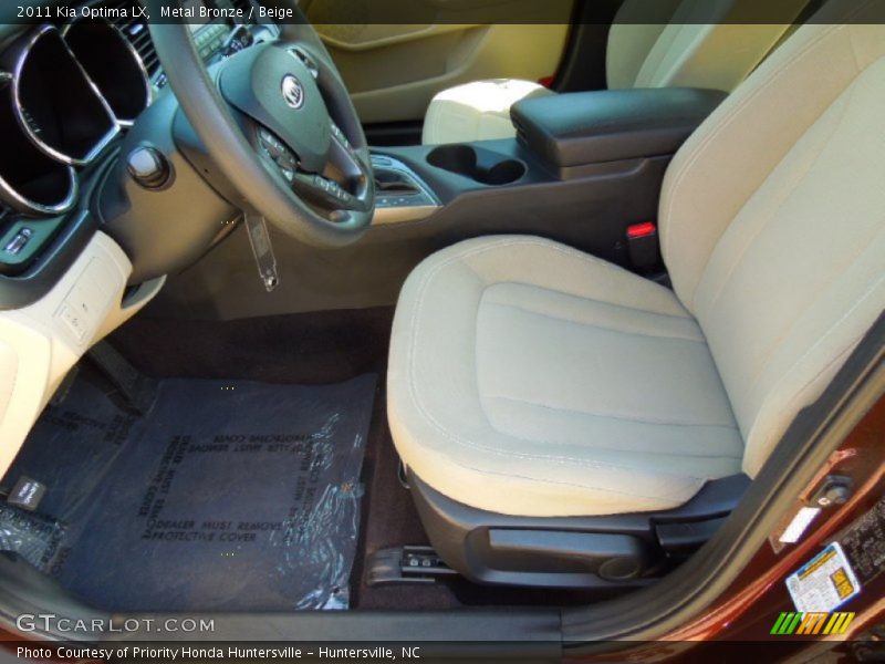 Metal Bronze / Beige 2011 Kia Optima LX