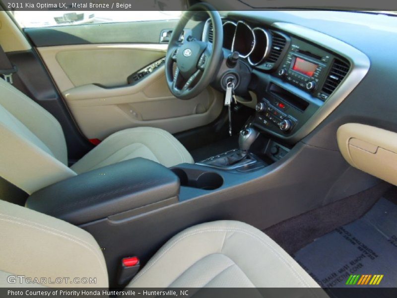 Metal Bronze / Beige 2011 Kia Optima LX