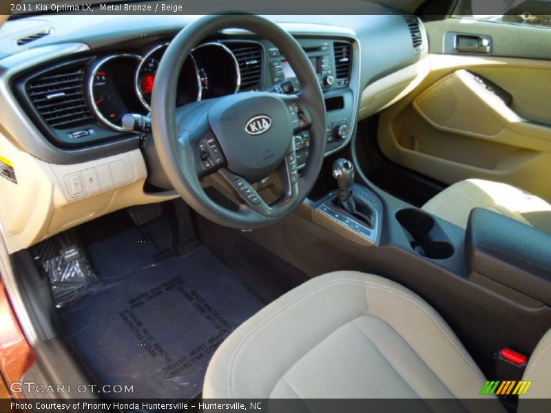 Metal Bronze / Beige 2011 Kia Optima LX