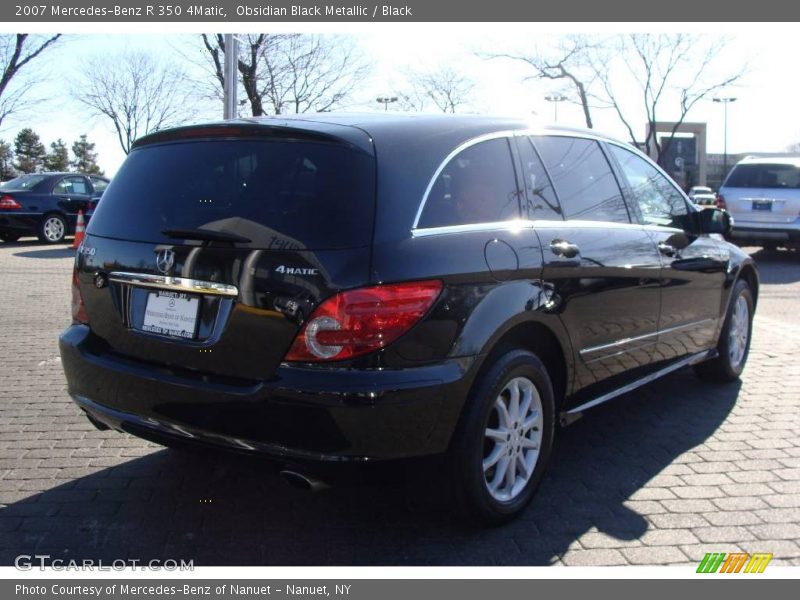 Obsidian Black Metallic / Black 2007 Mercedes-Benz R 350 4Matic