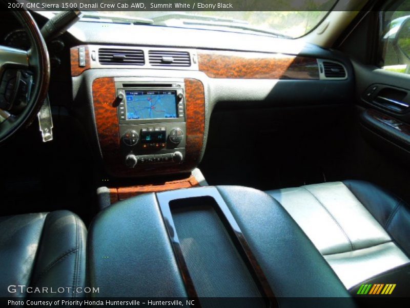 Summit White / Ebony Black 2007 GMC Sierra 1500 Denali Crew Cab AWD